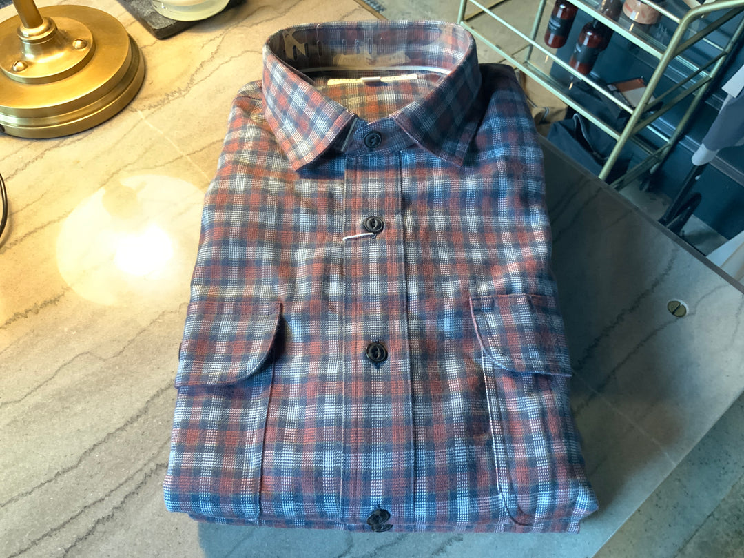 Burnt Brick LS Performance Duck Head Flannel