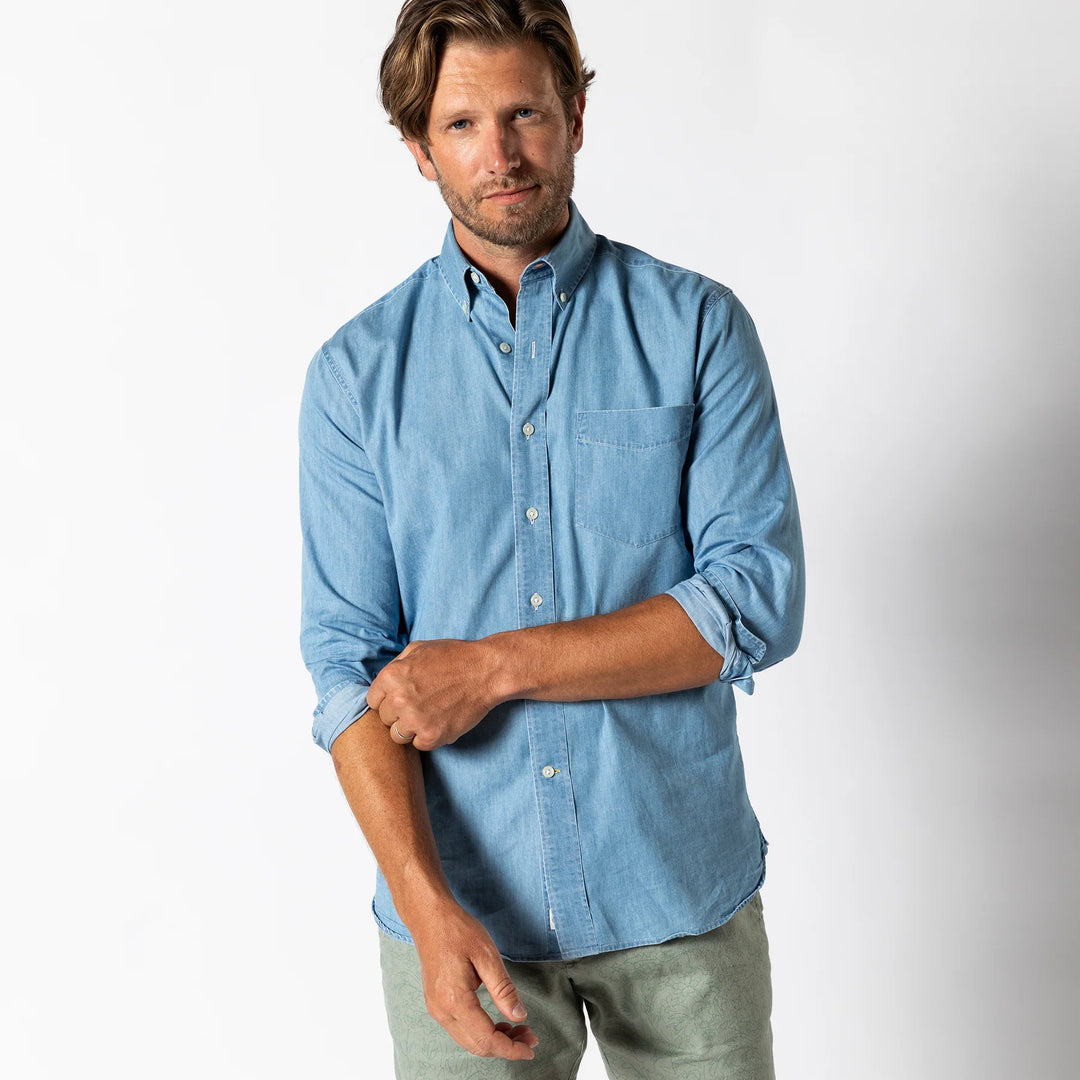 LS Denim Twill Sport Shirt
