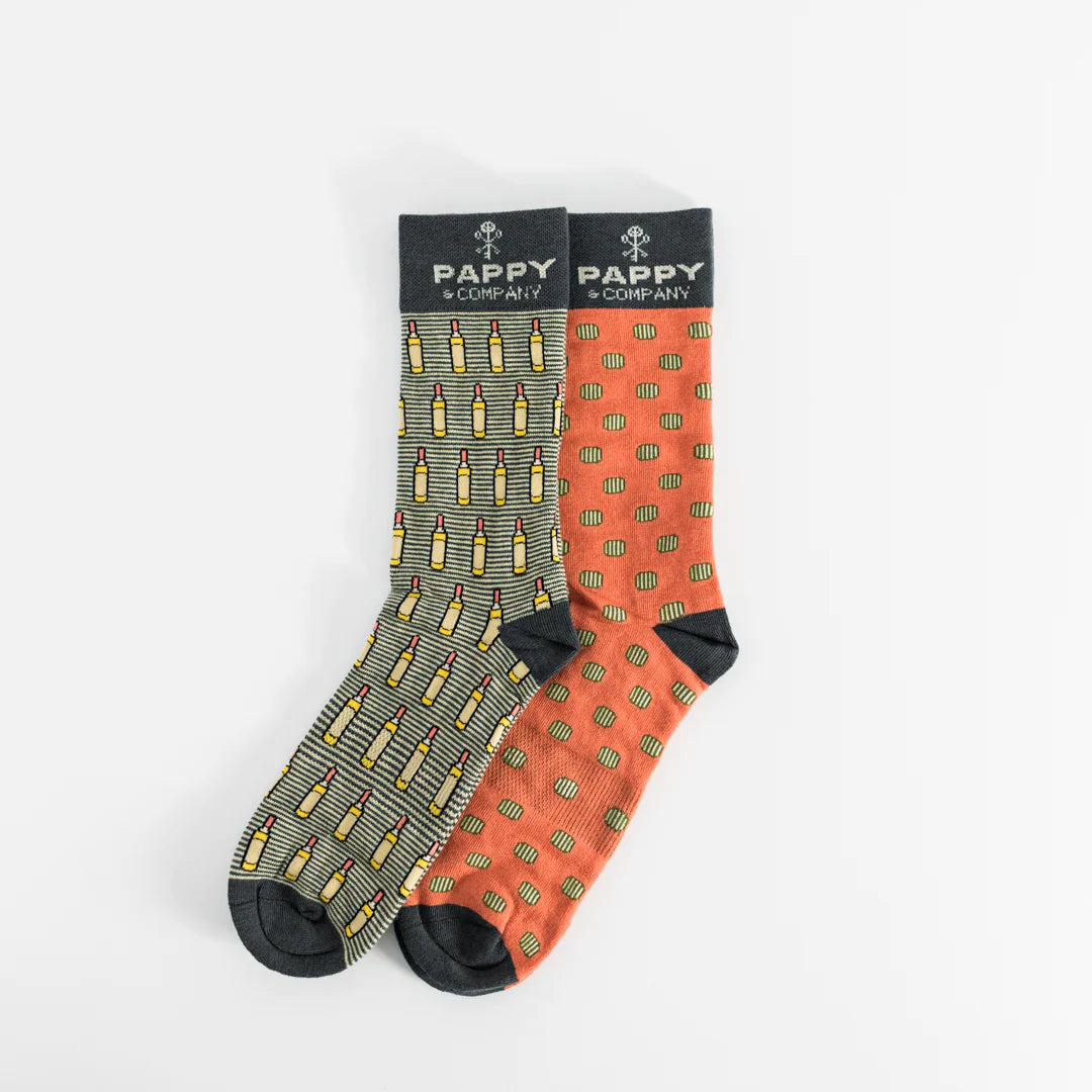 Pappy and Co. Barrels and Bottles sock set