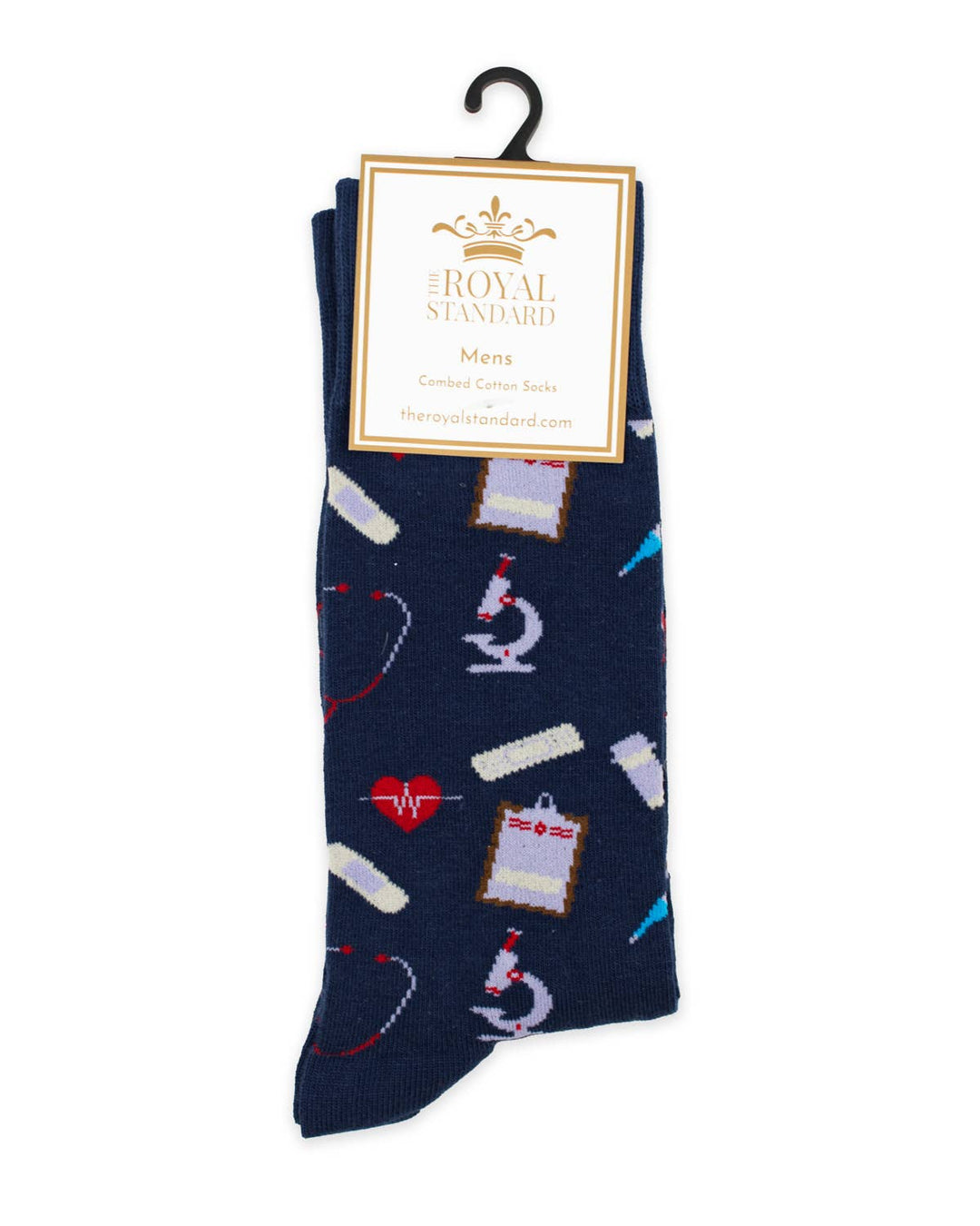Men's Medical Socks Navy/Multi One Size
