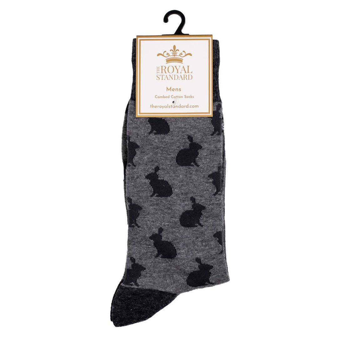 Men's Ashford Bunny Socks Charcoal One Size
