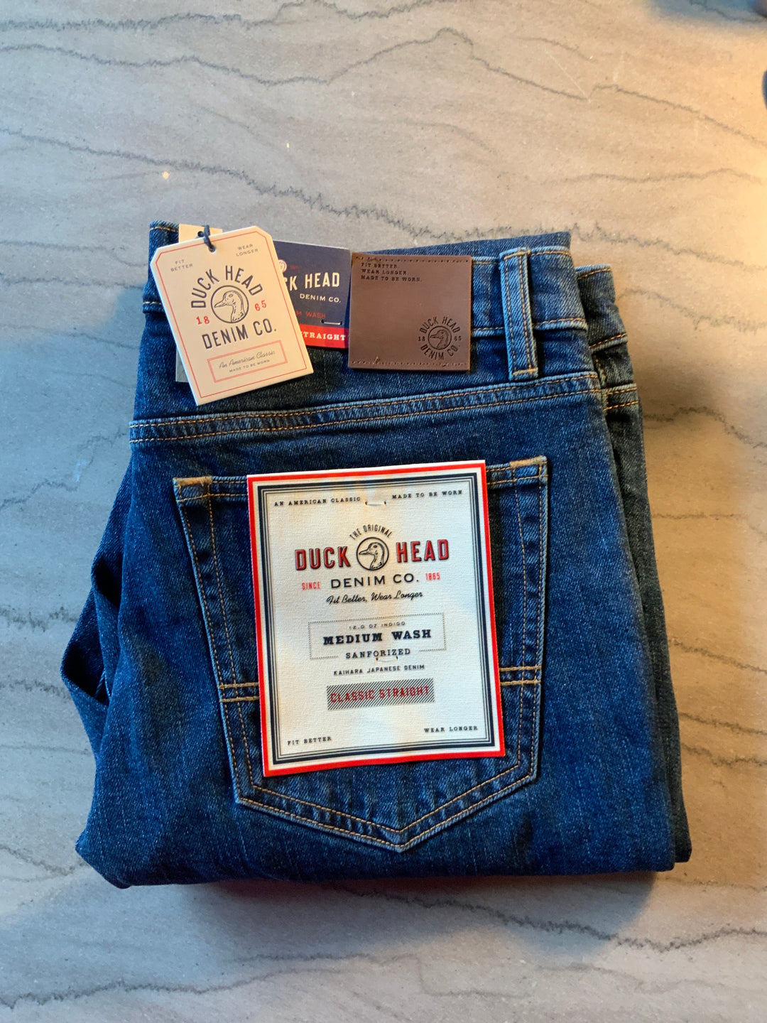 Classic Straight Fit Medium Wash Denim