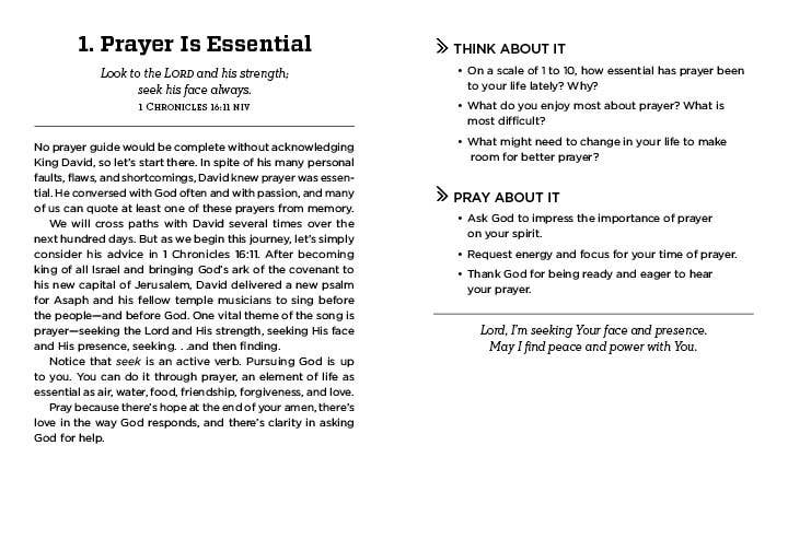 The 100-Day Prayer Guide for Men