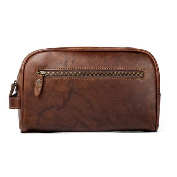 Benjamin Leather Wash Bag