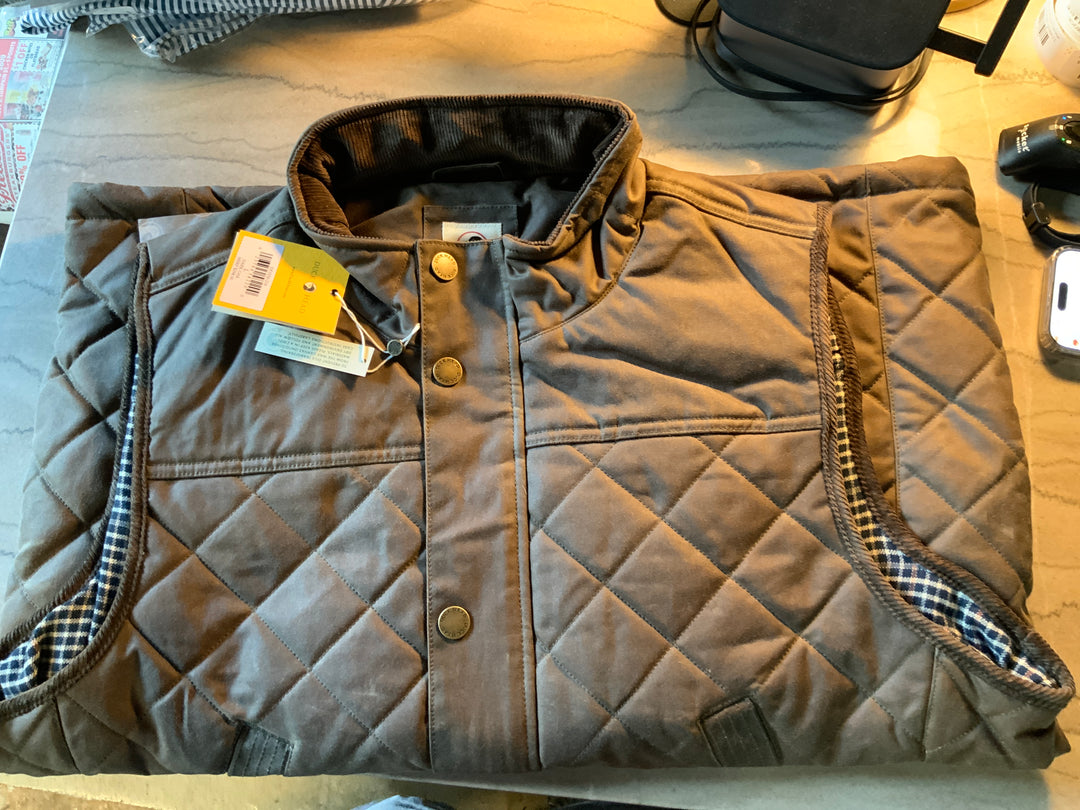 Waxed Duck Canvas Quilted Vest