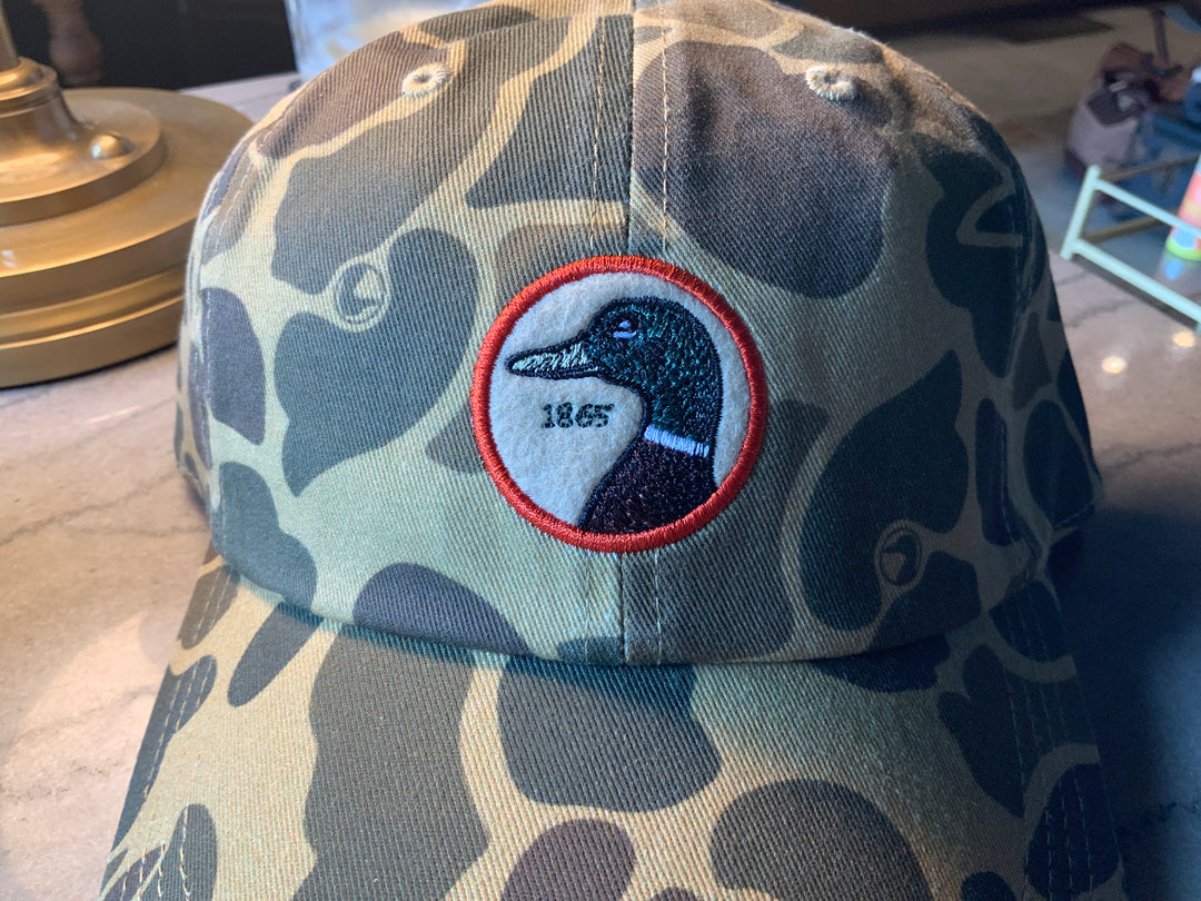 Camo Duck Head Patch Hat