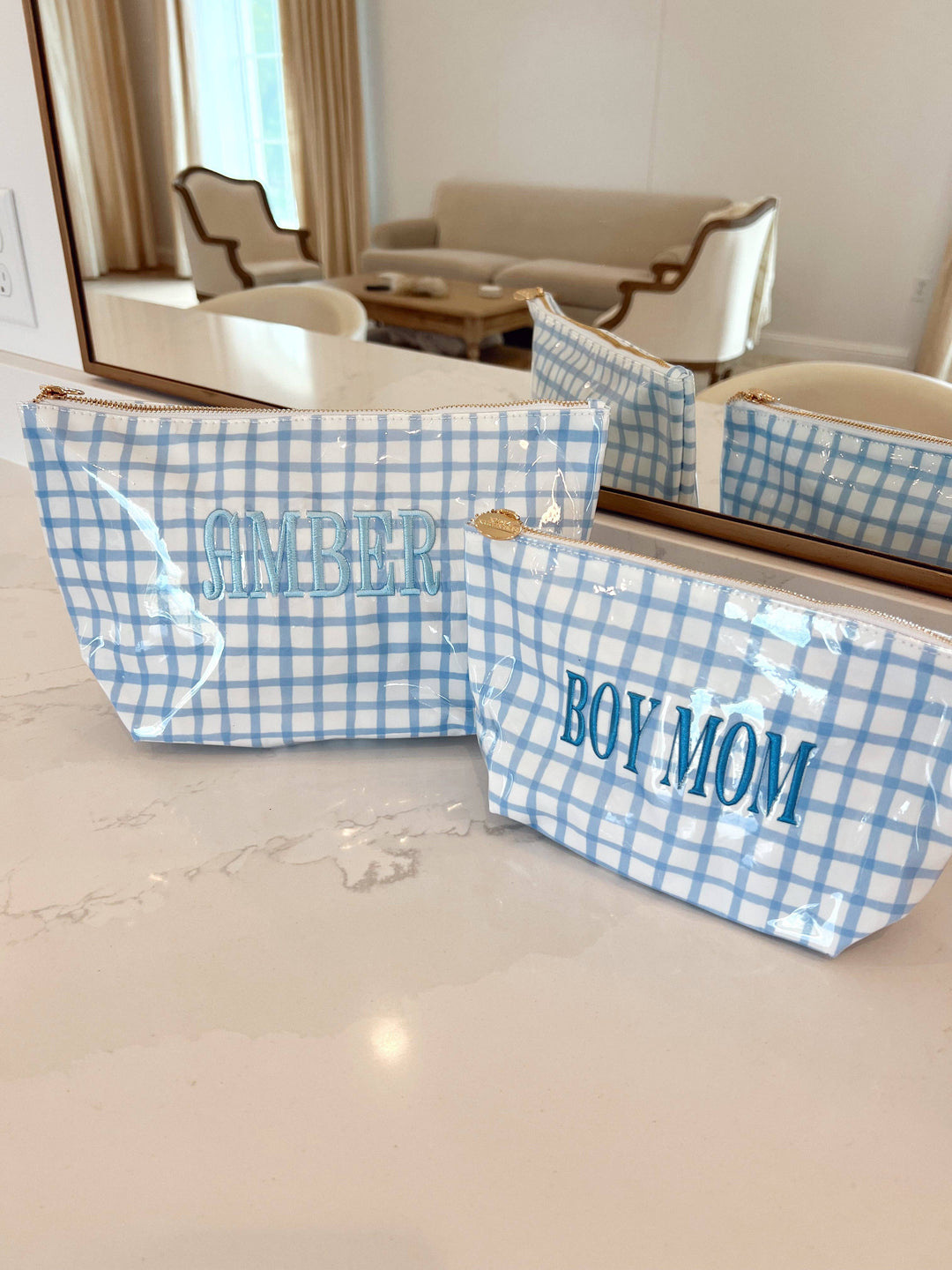 Clear Coat Toiletry Bags