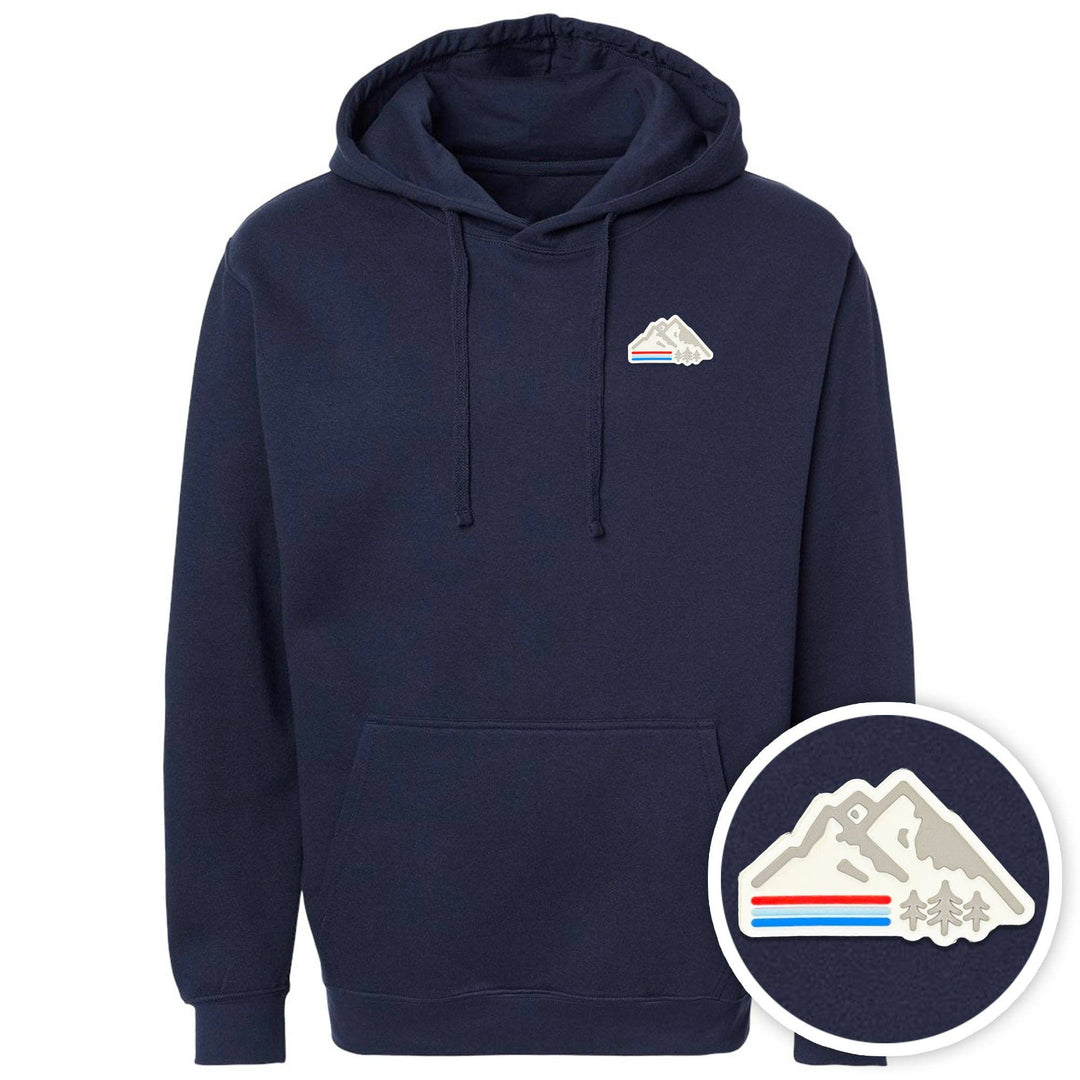 Retro Mountain CloudFit Hoodie