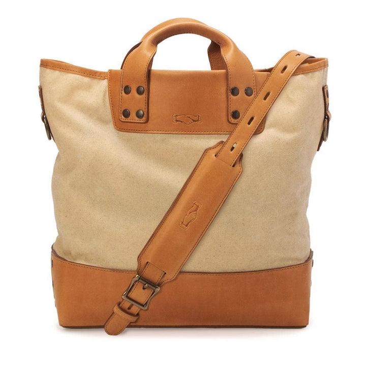 Heritage Waxed Canvas Medium Ice Block Tote Bag