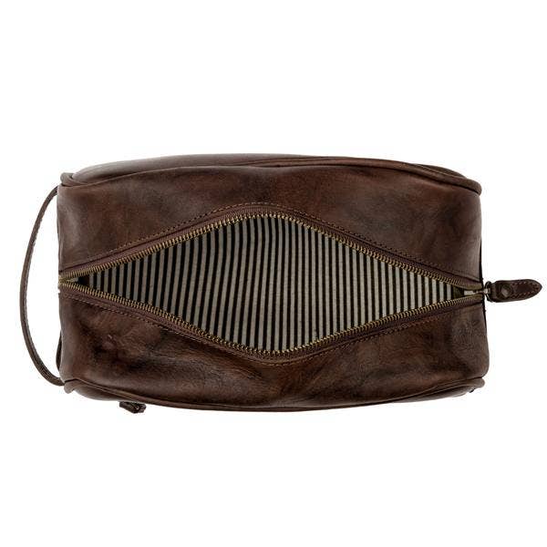 Benjamin Leather Wash Bag