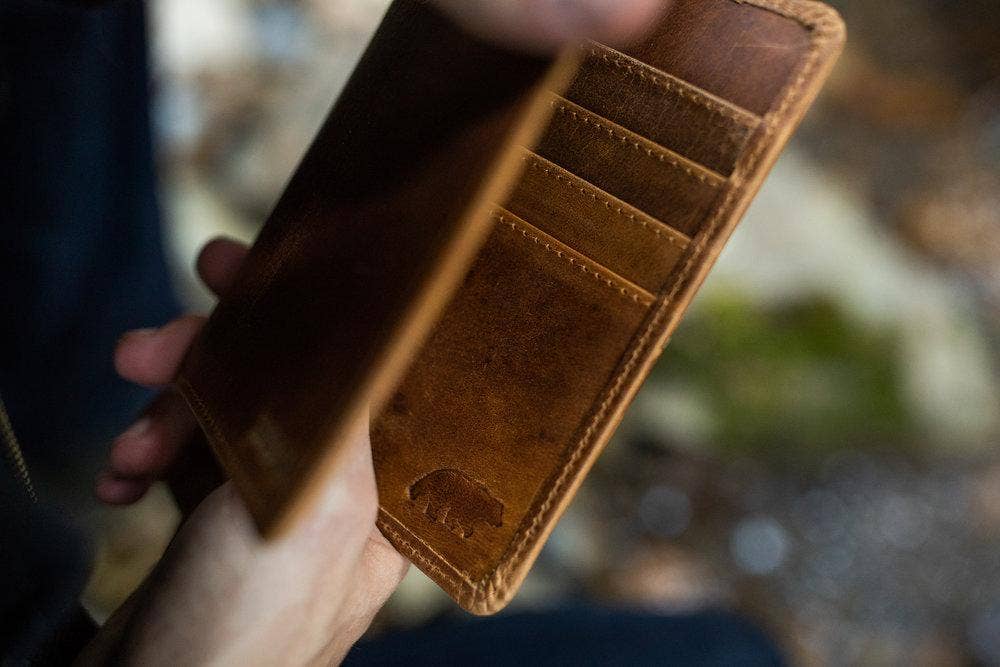 Buffalo Leather Passport Cover