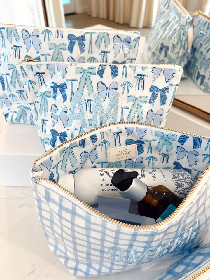 Clear Coat Toiletry Bags