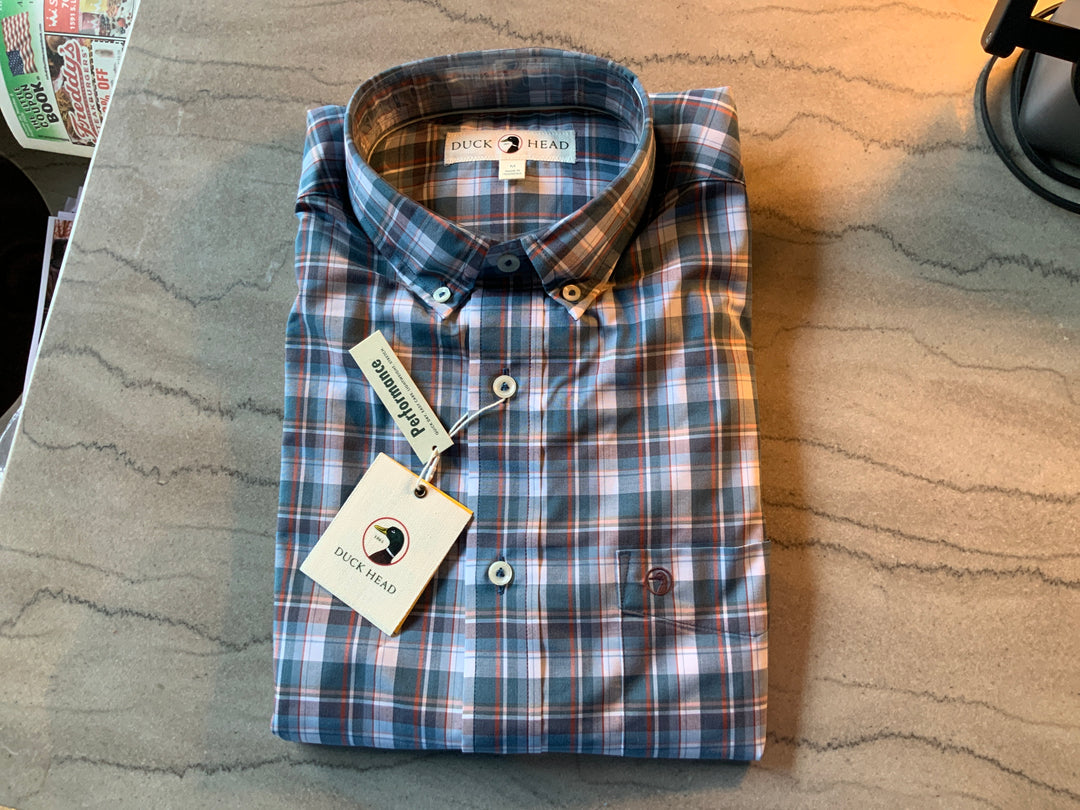 LS Performance Poplin Shirt Payne Plaid