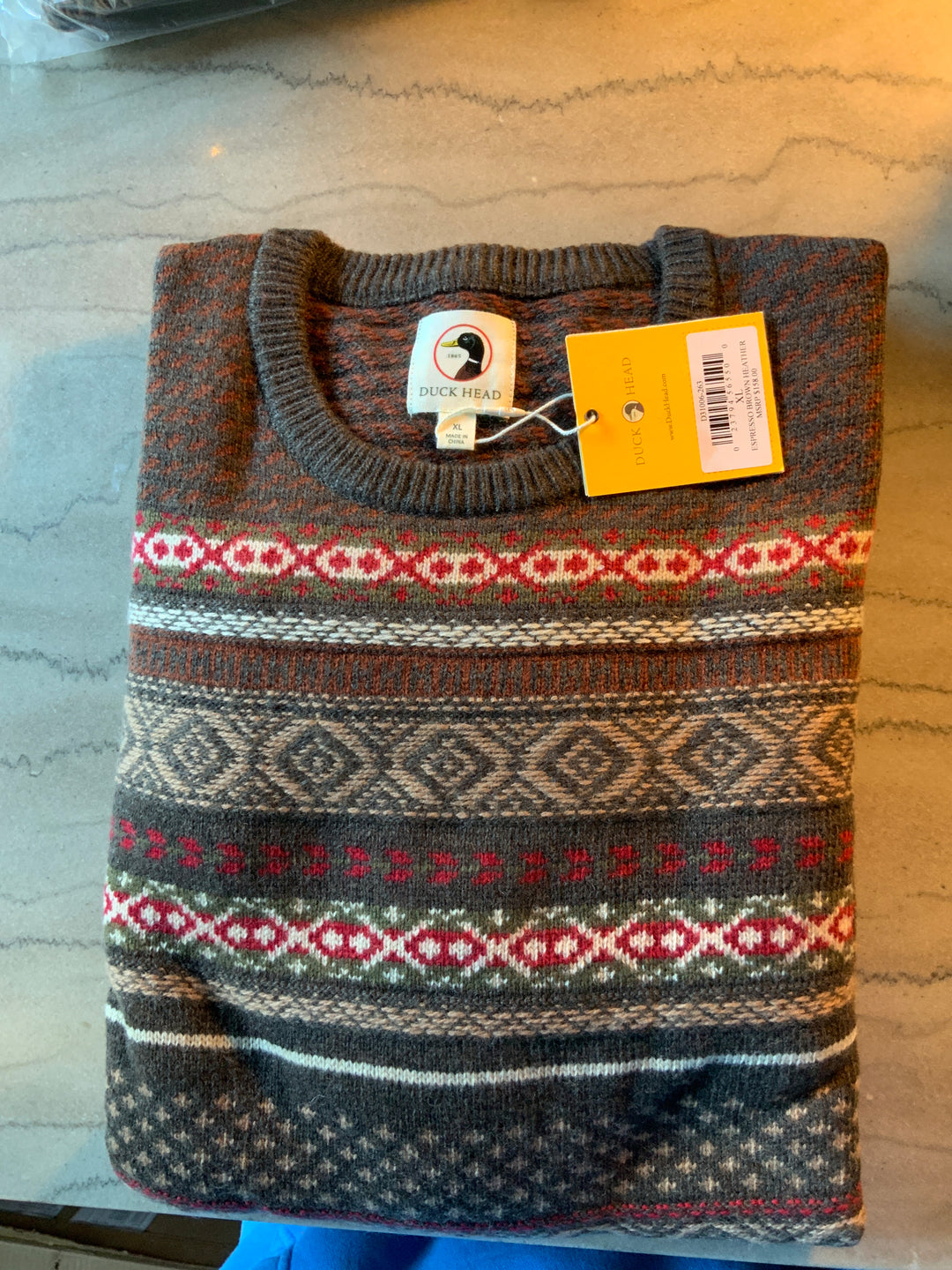 Birch Fair Isle Crewneck Sweater