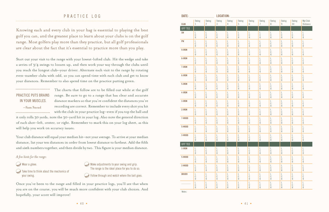 Ultimate Golf Journal