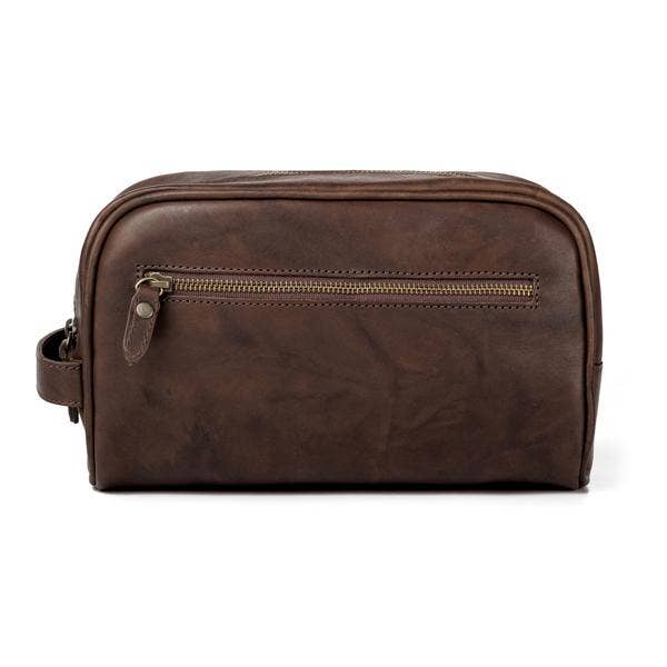 Benjamin Leather Wash Bag