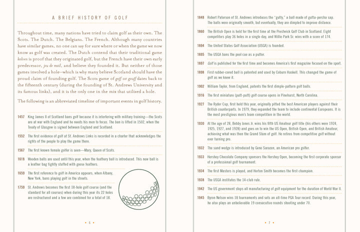 Ultimate Golf Journal