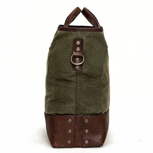 Heritage Waxed Canvas Medium Ice Block Tote Bag