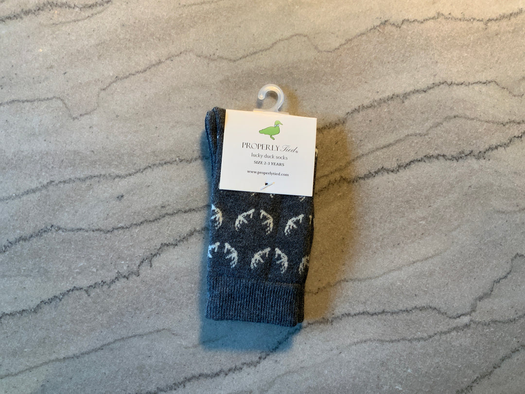 Lucky Duck Socks Antlers