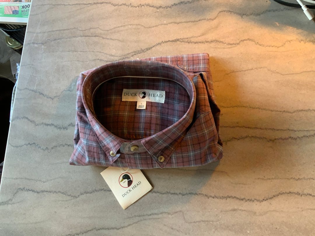 LS Cotton Wool Sport Shirt Mercer Plaid