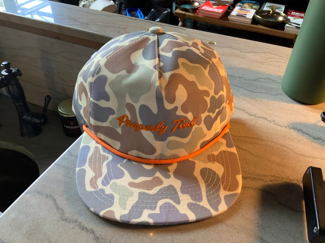 Sportsman rope hat field camo