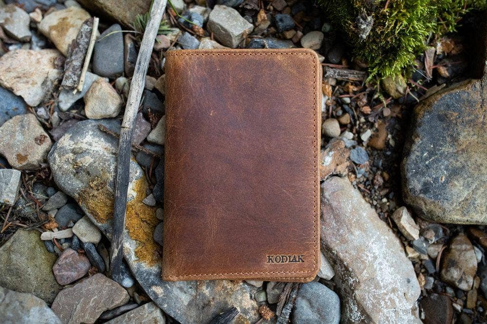 Buffalo Leather Passport Cover