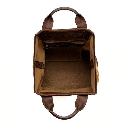 Heritage Waxed Canvas Medium Ice Block Tote Bag