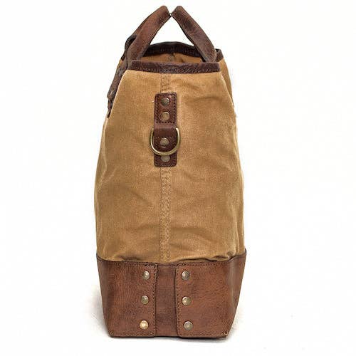 Heritage Waxed Canvas Medium Ice Block Tote Bag