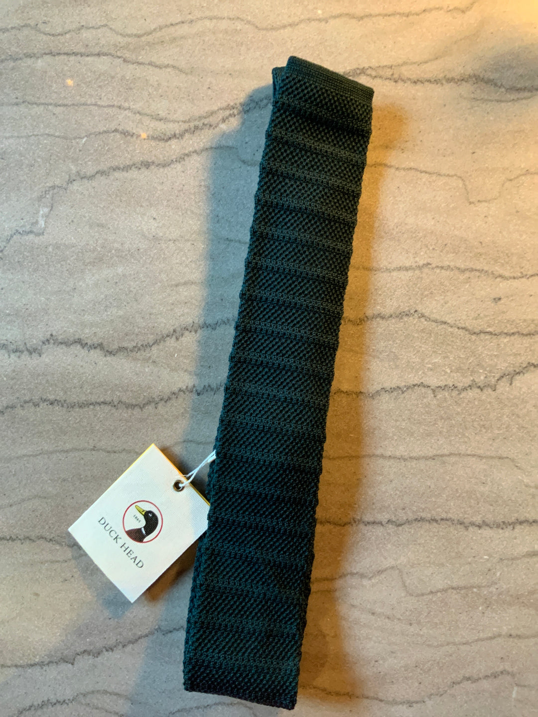 Wool Solid Knit Tie