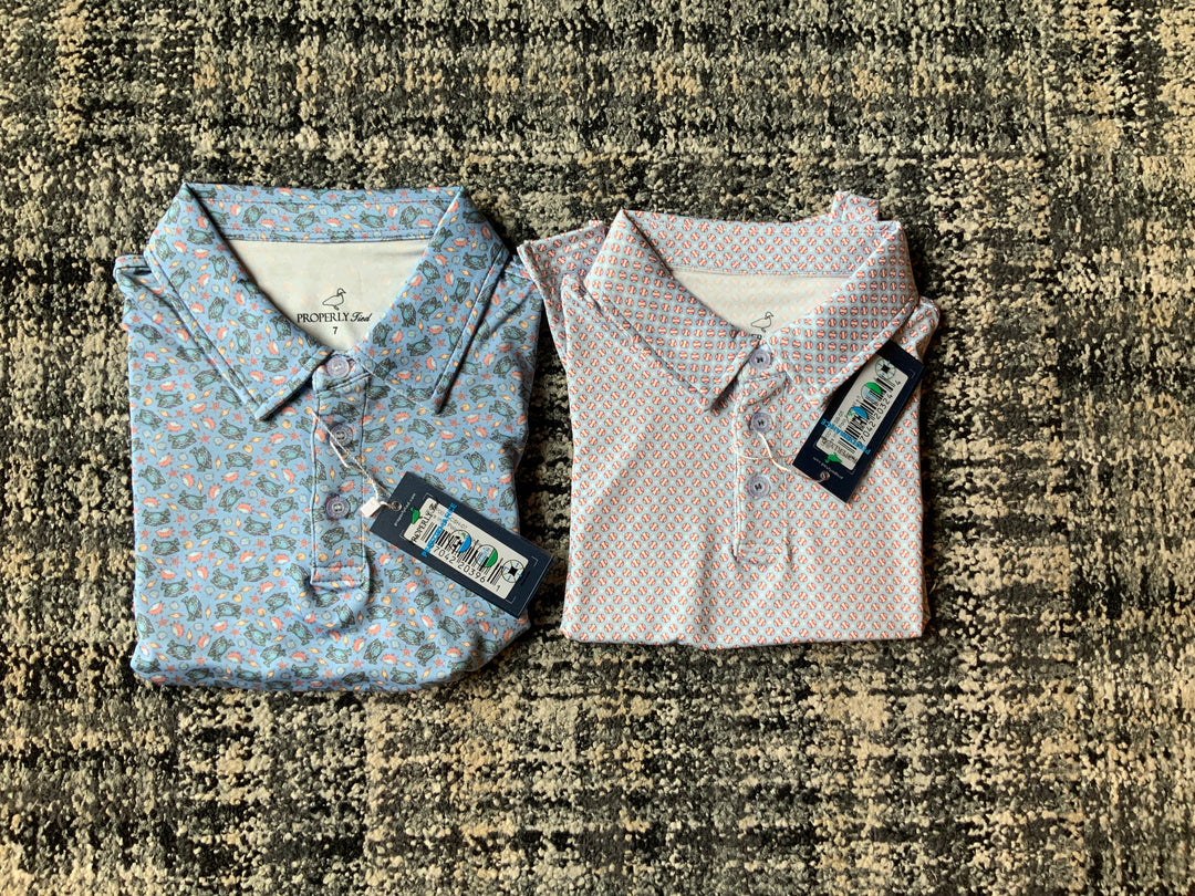Boys Inlet Polo Properly Tied