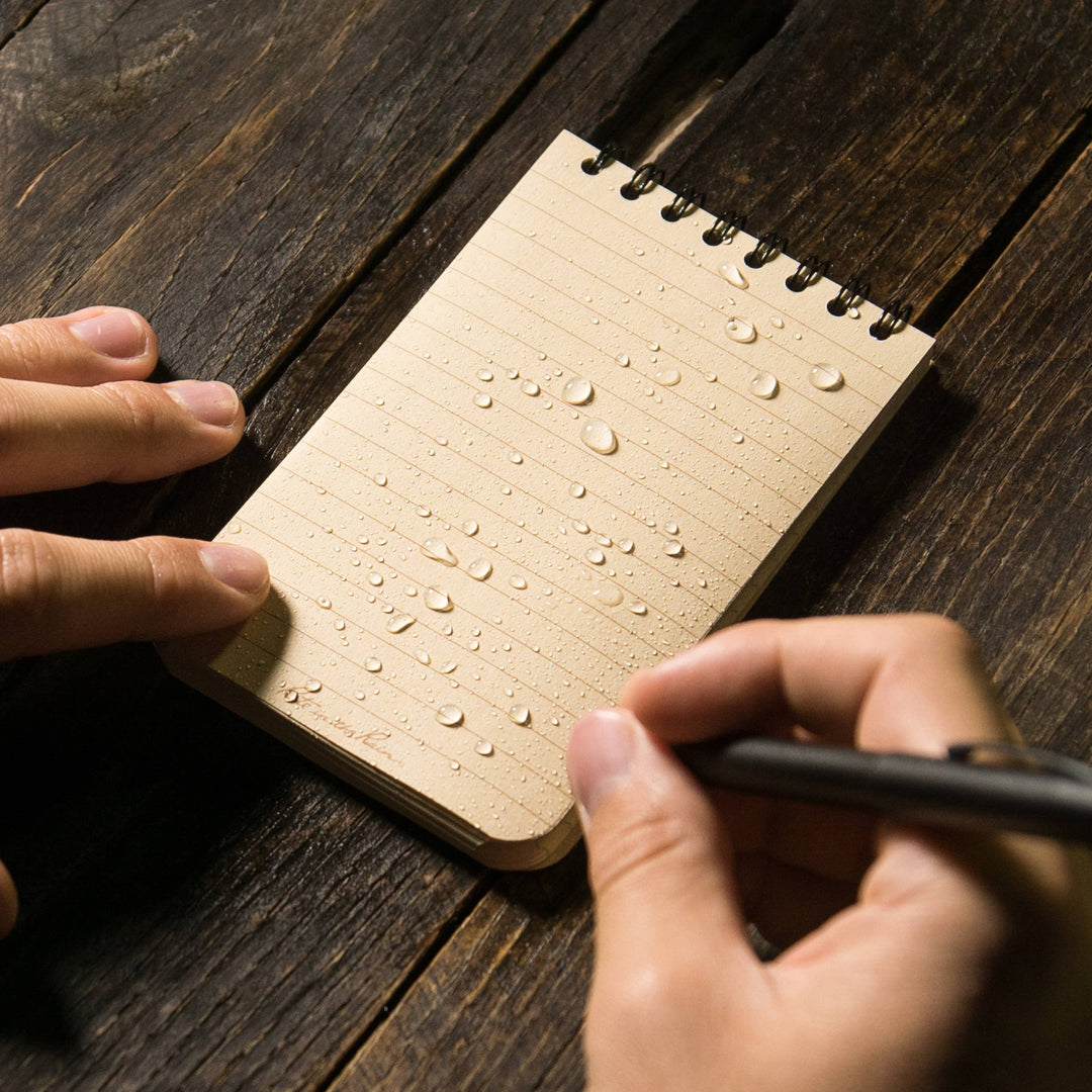 Rite in the Rain 3" x 5" Top Spiral Notebook, Tan