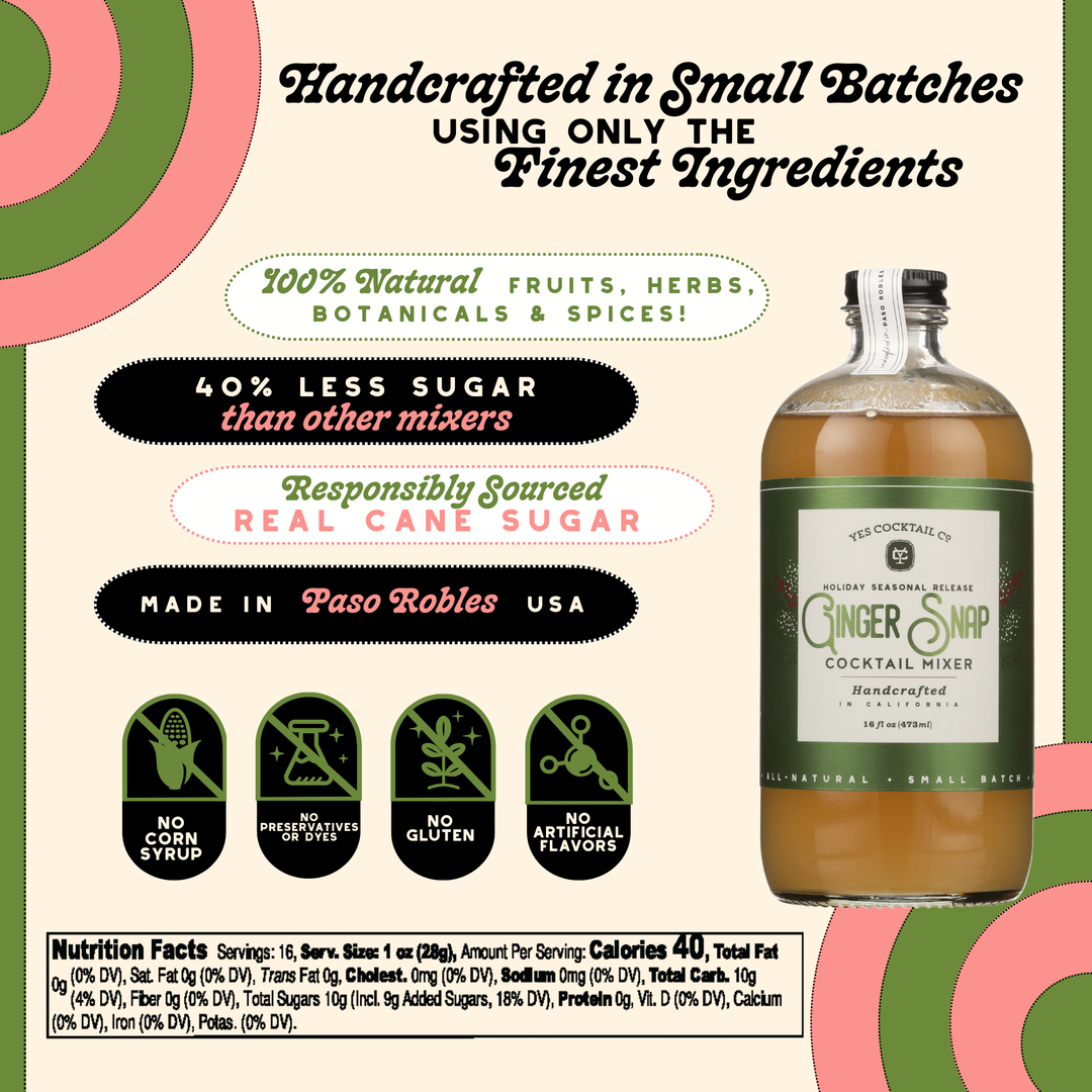 Holiday Seasonal : Ginger Snap Cocktail Mixer