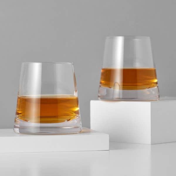 Raye™ Burke Crystal Whiskey Glasses - Set of 2