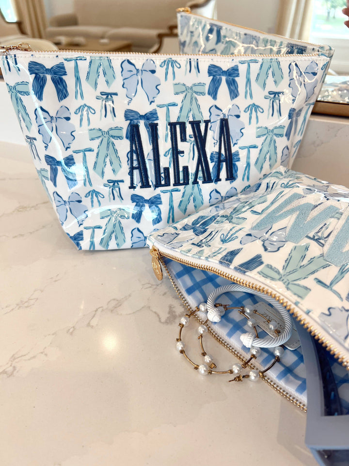 Clear Coat Toiletry Bags