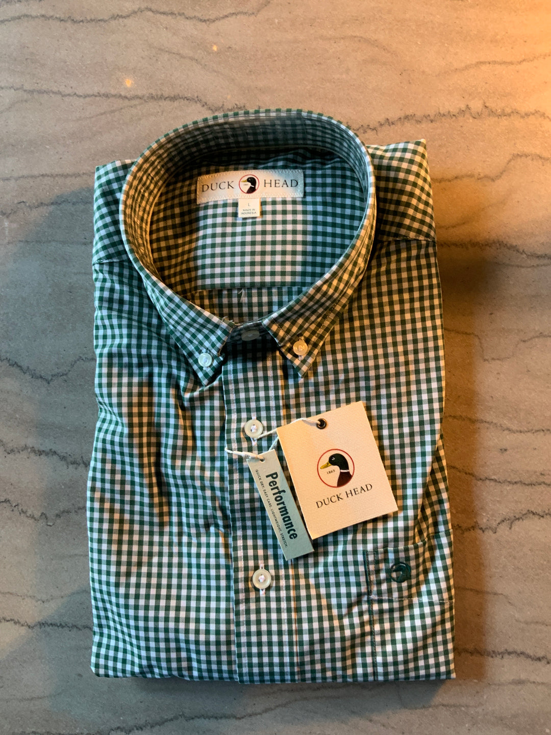 LS Performance Poplin Sport Shirt Pritchard Plaid