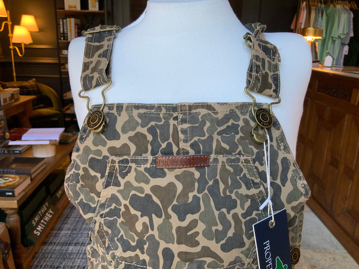 Boys Harvest Overalls Vintage Camo
