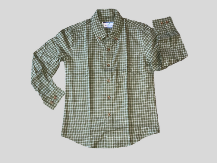 Boys Woodland Sports Shirt Cypress Needle