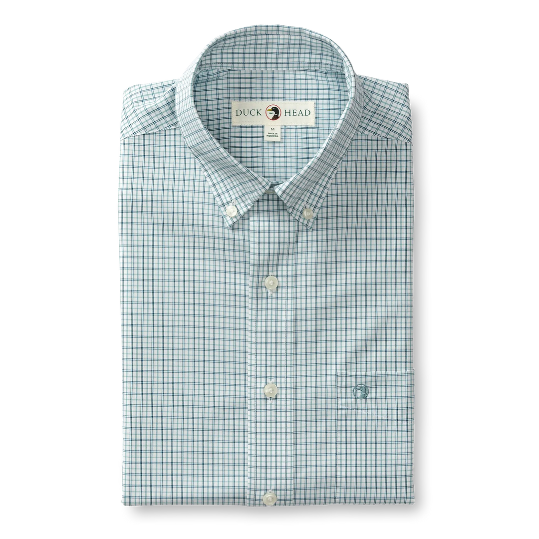 LS Performance Poplin Sport Shirt Langley Plaid