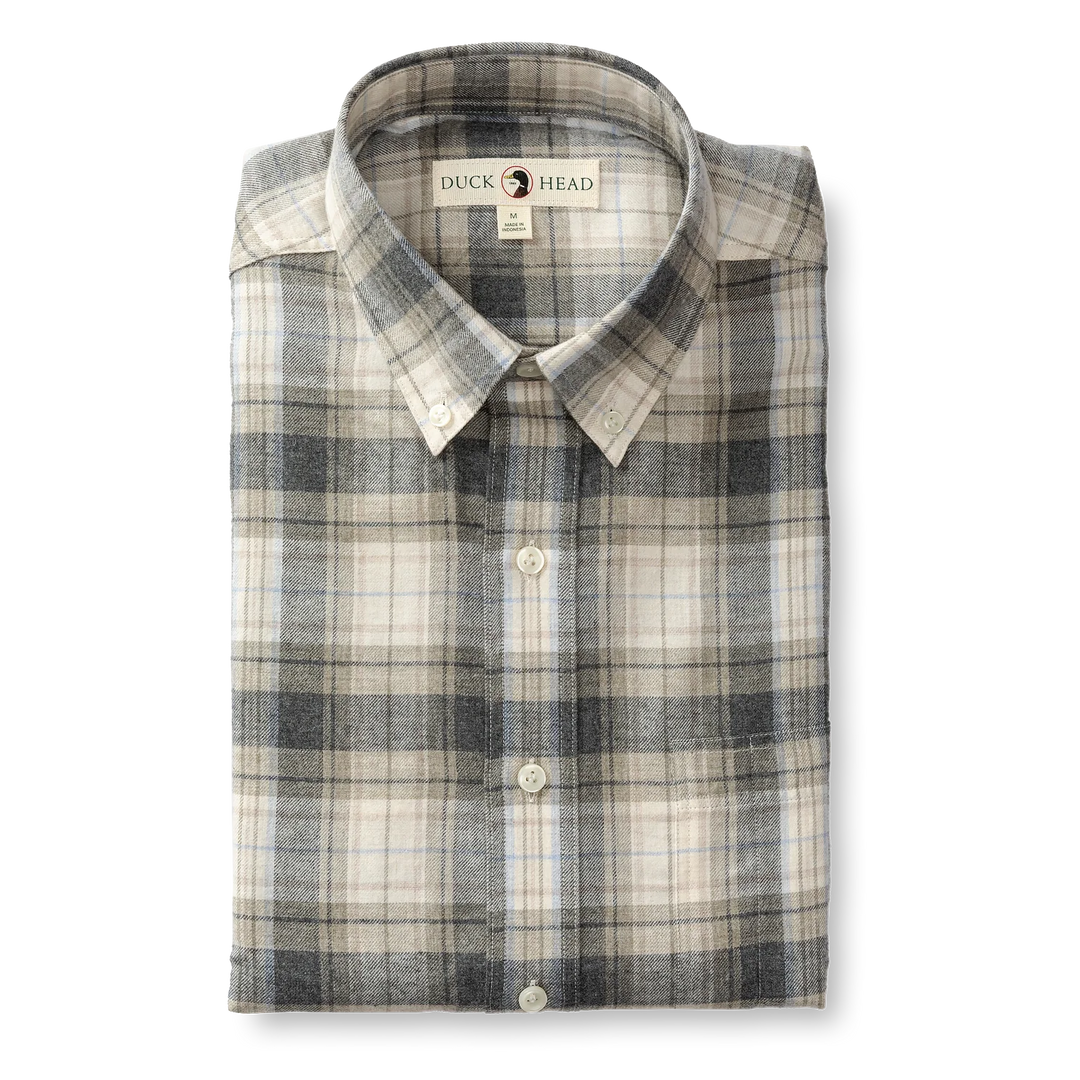 LS Cotton Flannel Sport Shirt Rolland Plaid