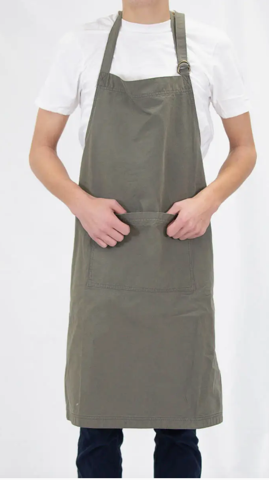 Canvas Apron Olive One Size