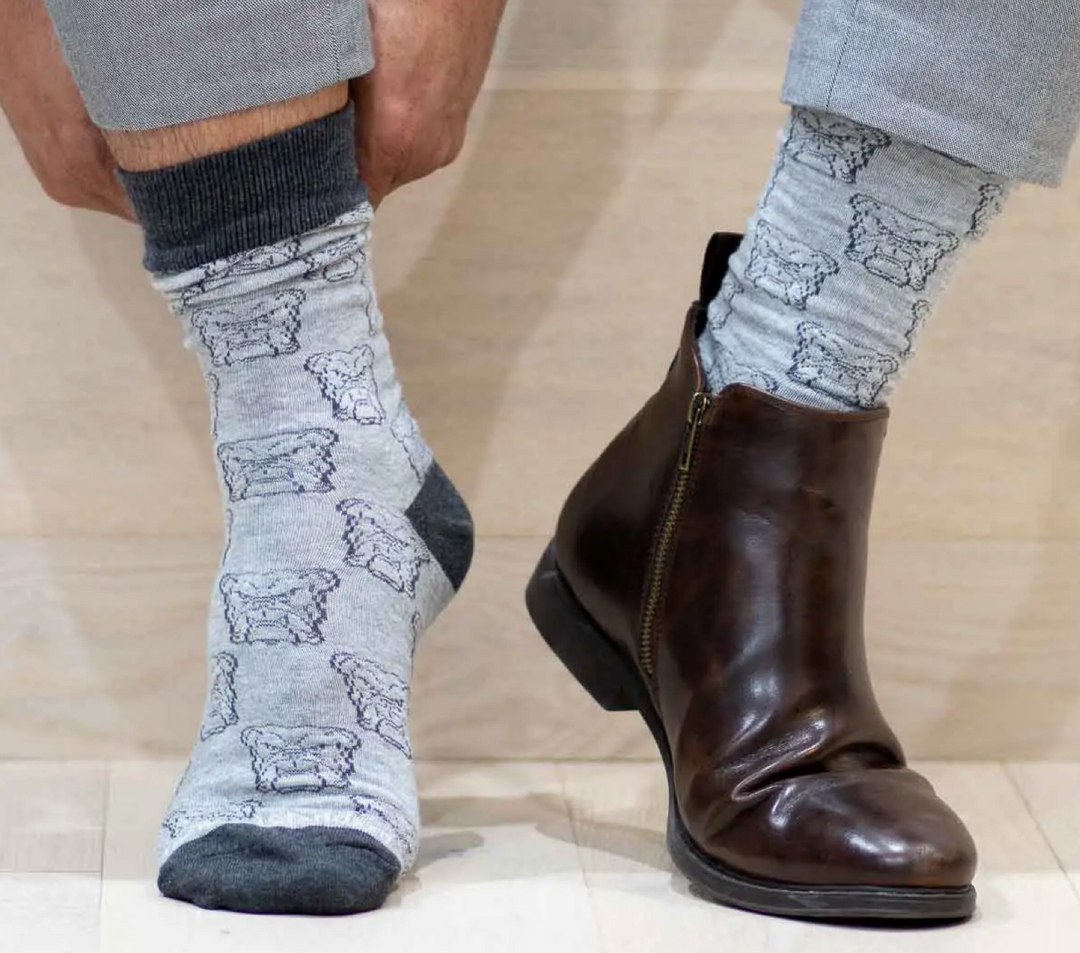 Mens Bulldog Socks