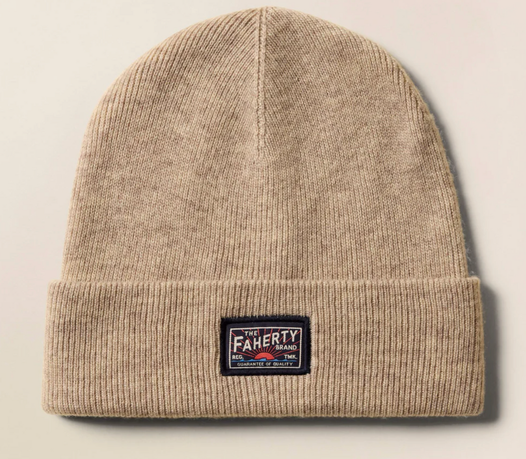 Faherty Core Logo Beanie