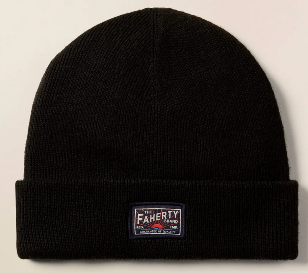 Faherty Core Logo Beanie