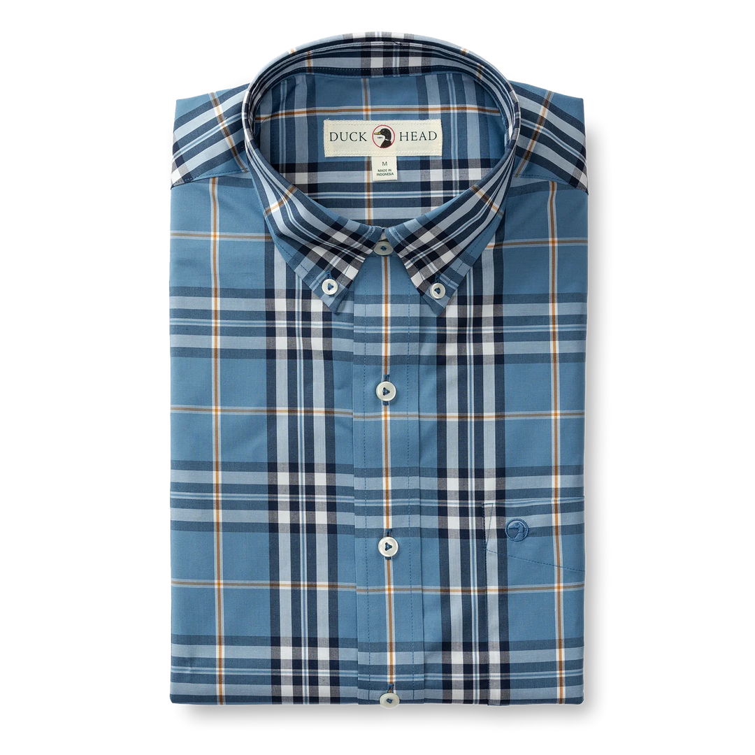 LS Performance Poplin Sport Shirt Tully Plaid