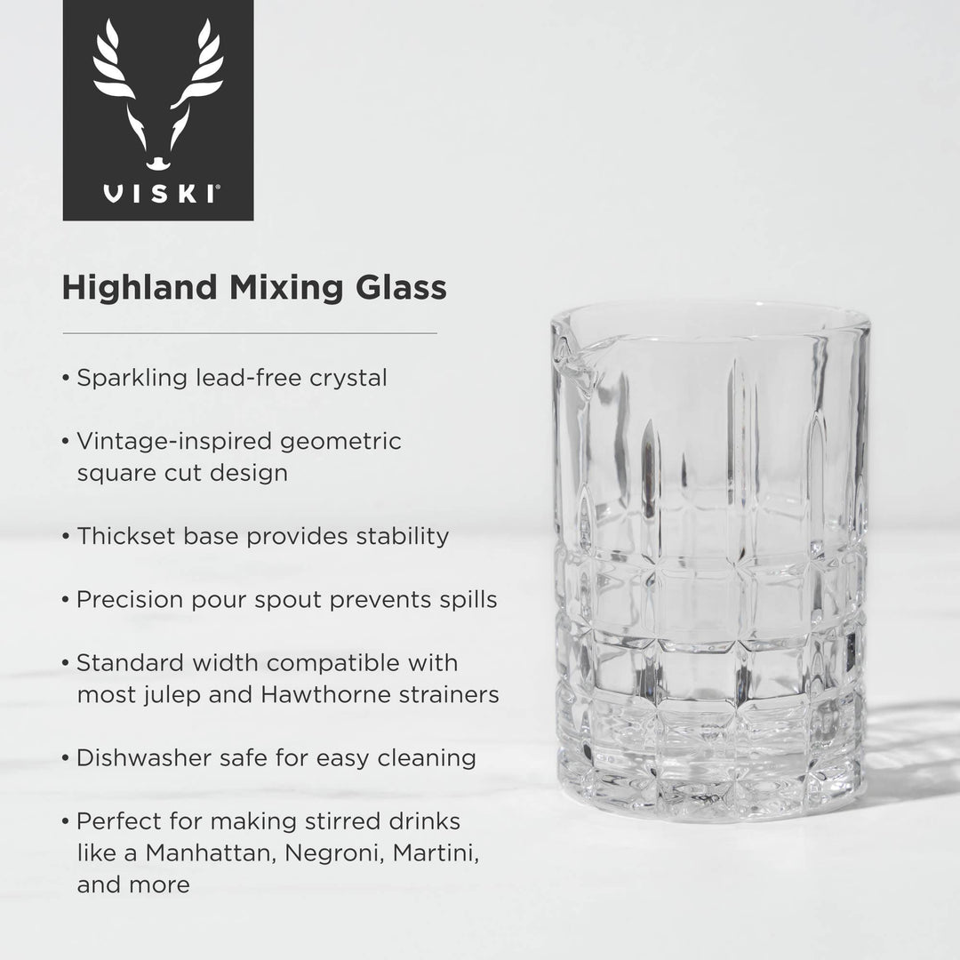 Highland Classic Crystal Mixing Glass