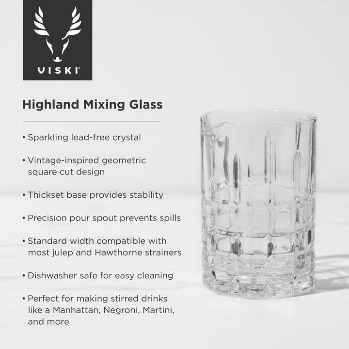 Highland Classic Crystal Mixing Glass