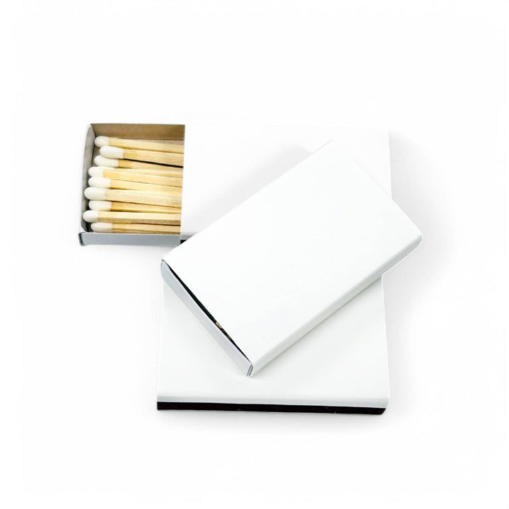 White Matchbox - Set of 50