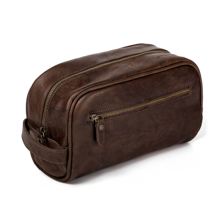 Benjamin Leather Wash Bag