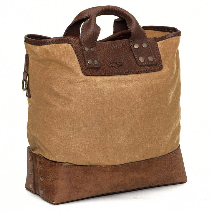 Heritage Waxed Canvas Medium Ice Block Tote Bag