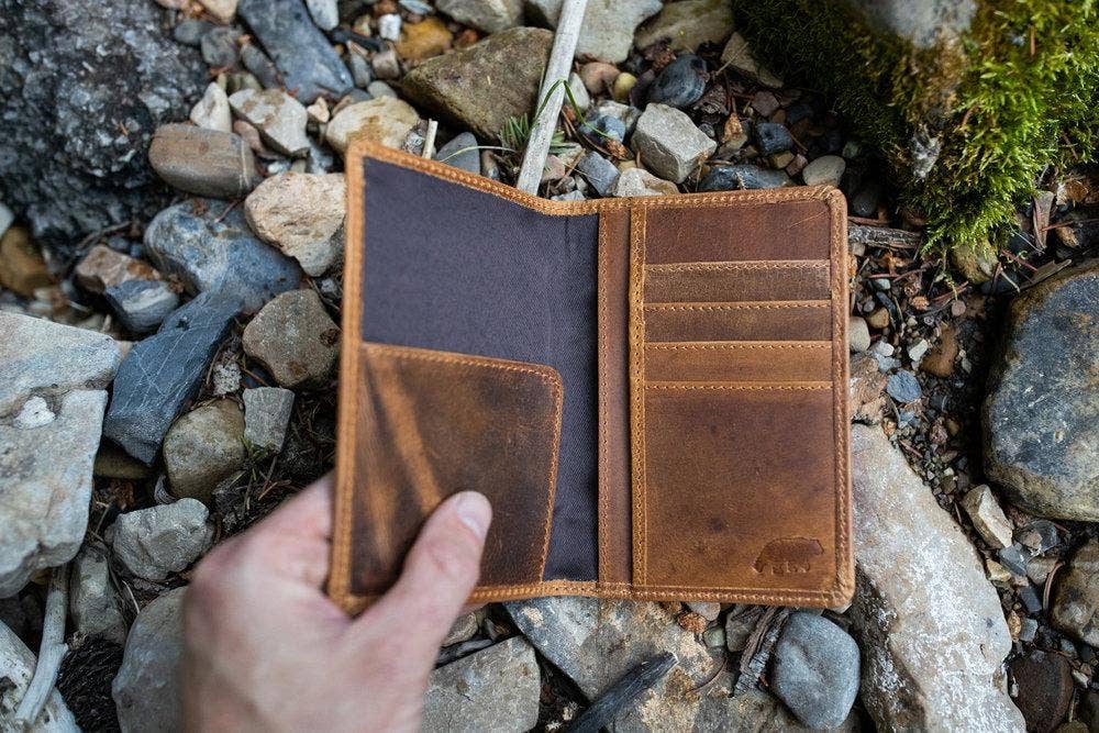 Buffalo Leather Passport Cover